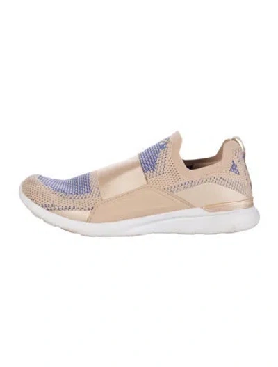Pre-owned Apl Athletic Propulsion Labs Colorblock Pattern Sneakers In Neutral