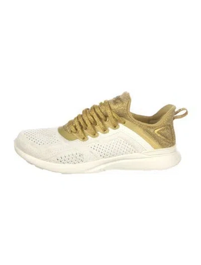 Pre-owned Apl Athletic Propulsion Labs Colorblock Pattern Sneakers In Yellow