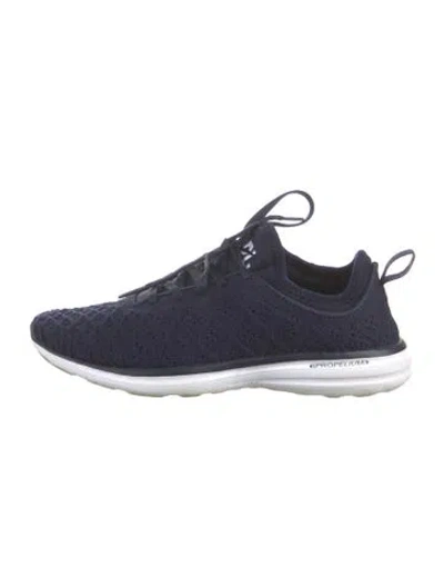 Pre-owned Apl Athletic Propulsion Labs Embroidered Accent Athletic Sneakers In Blue