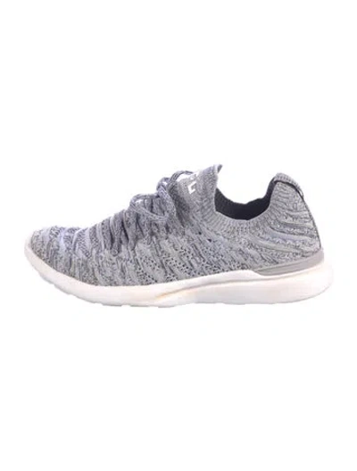 Pre-owned Apl Athletic Propulsion Labs Graphic Print Athletic Sneakers In Grey