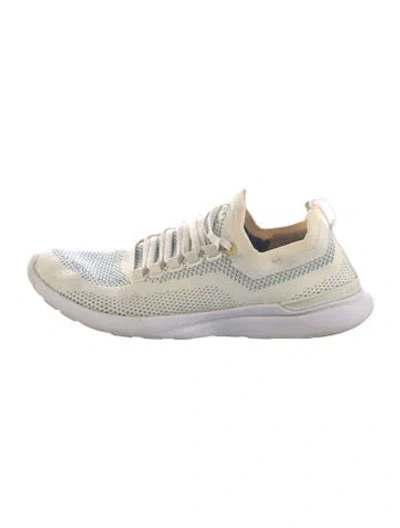 Pre-owned Apl Athletic Propulsion Labs Graphic Print Athletic Sneakers In White