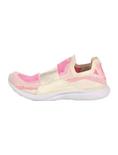 Pre-owned Apl Athletic Propulsion Labs Graphic Print Sneakers In Pink