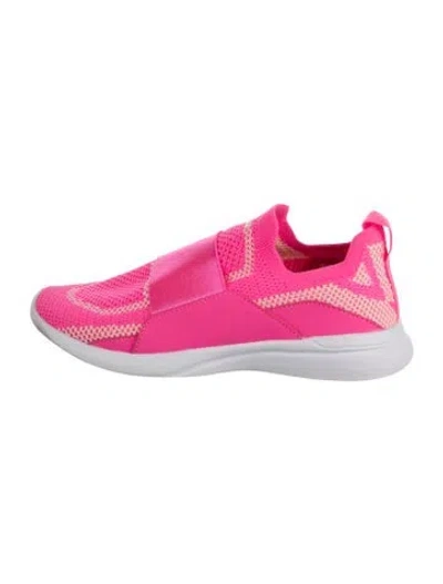 Pre-owned Apl Athletic Propulsion Labs Graphic Print Sneakers In Pink