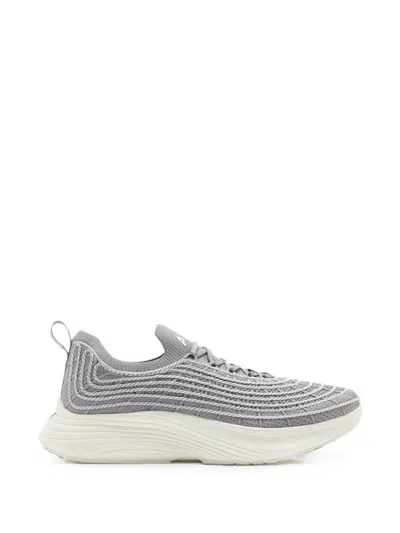 Apl Athletic Propulsion Labs Knit Lace-up Sneakers In Gray