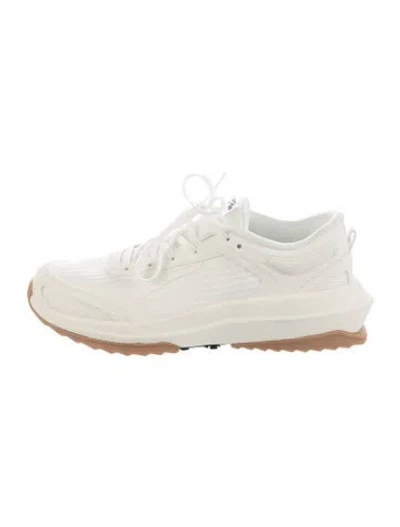 Pre-owned Apl Athletic Propulsion Labs Leather Athletic Sneakers In White