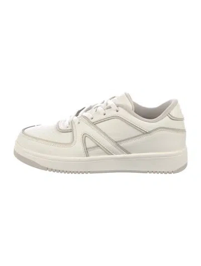 Pre-owned Apl Athletic Propulsion Labs Leather Sneakers In White