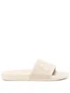 Apl Athletic Propulsion Labs Logo-embossed Techloom Slides In Neutrals