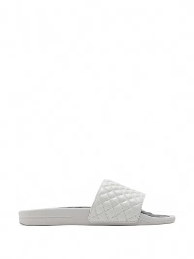 Apl Athletic Propulsion Labs Lusso Quilted Nappa Leather Sandals In Grey