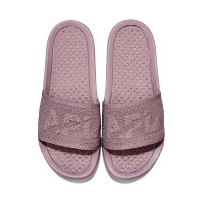 Apl Athletic Propulsion Labs Men's Big Logo Techloom Slide In Moonscape In Multi