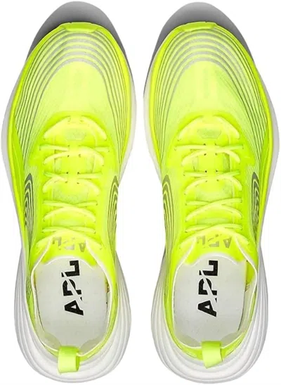 Apl Athletic Propulsion Labs Men's Streamline Shoe In Energy/metallic Silver/white In Green