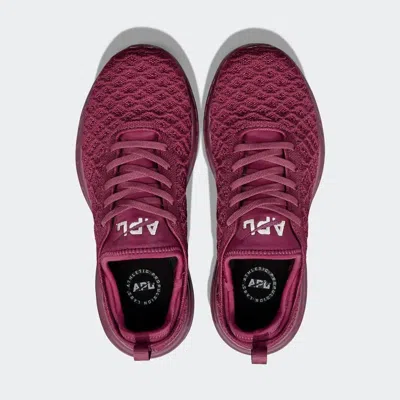 Apl Athletic Propulsion Labs Men's Techloom Phantom Sneakers In Burgundy/creme In Multi