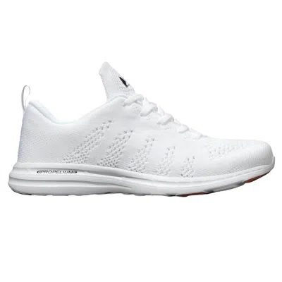 Apl Athletic Propulsion Labs Men's Techloom Pro Sneaker In White/black/gum In Multi