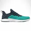 Apl Athletic Propulsion Labs Men's Techloom Tracer Shoes In Midnight Jungle / Tropical Green / White In Multi