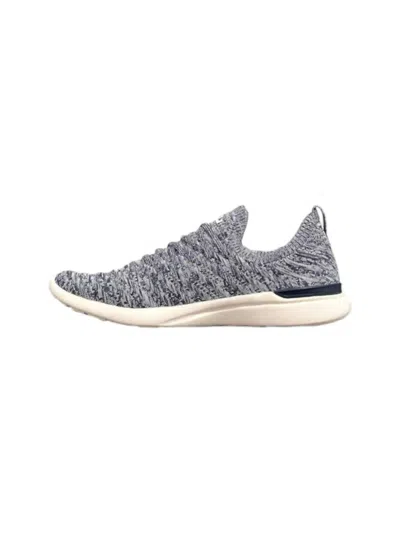 Apl Athletic Propulsion Labs Men's Techloom Wave Sneakers In Midnight/pristine/melange In Blue