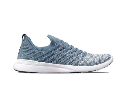 Apl Athletic Propulsion Labs Men's Techloom Wave Sneakers In Moonstone/white/ombre In Blue