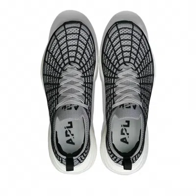 Apl Athletic Propulsion Labs Men's Techloom Zipline Sneaker In Cement/black/white In Gray