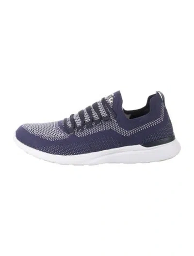 Pre-owned Apl Athletic Propulsion Labs Mesh Colorblock Pattern Athletic Sneakers In Purple