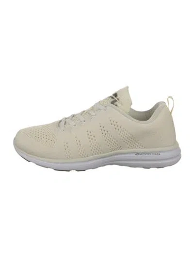Pre-owned Apl Athletic Propulsion Labs Mesh Lasercut Accents Athletic Sneakers In Neutral