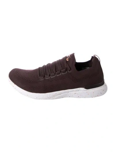 Pre-owned Apl Athletic Propulsion Labs Mesh Mesh Accents Athletic Sneakers In Burgundy