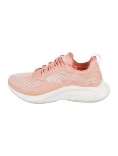 Pre-owned Apl Athletic Propulsion Labs Mesh Striped Athletic Sneakers In Pink