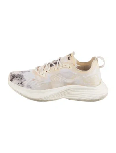 Pre-owned Apl Athletic Propulsion Labs Mesh Tie-dye Print Athletic Sneakers In Neutral