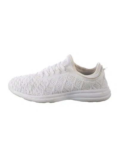 Pre-owned Apl Athletic Propulsion Labs Patterned Athletic Sneakers In White