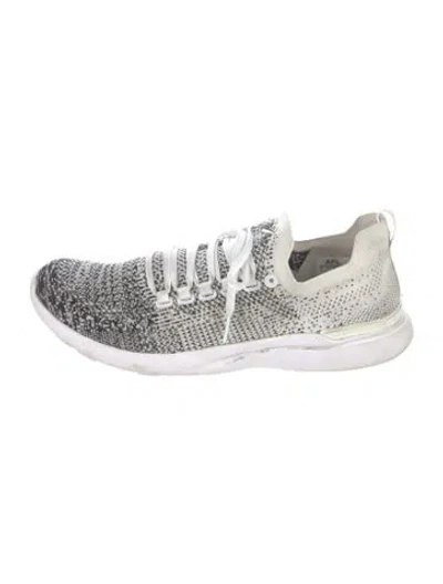Pre-owned Apl Athletic Propulsion Labs Patterned Athletic Sneakers In White