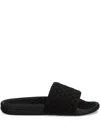 Apl Athletic Propulsion Labs Quilted Slide Sandals In Black