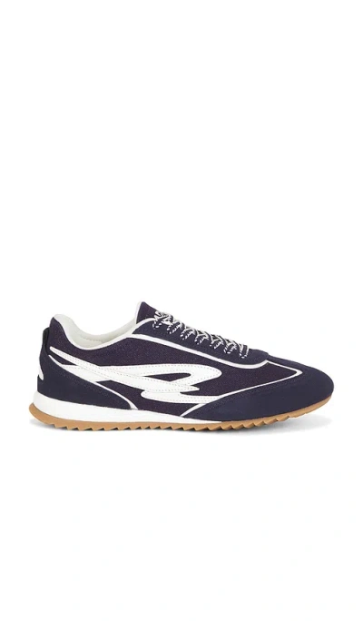 Apl Athletic Propulsion Labs Riviera Sneaker In Navy  Ivory  & Gum