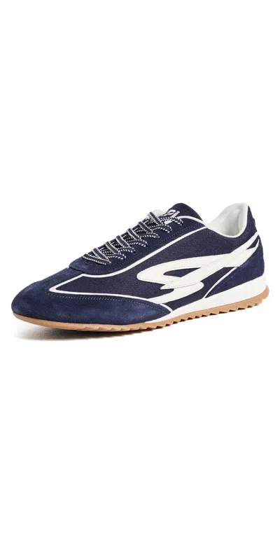 Apl Athletic Propulsion Labs Riviera Contrast-panel Lace-up Sneakers In Blue