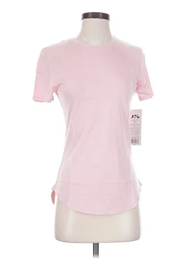 Apl Athletic Propulsion Labs Short Sleeve T-shirt In Pink