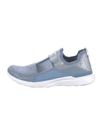 Pre-owned Apl Athletic Propulsion Labs Sneakers In Blue/metallic/white