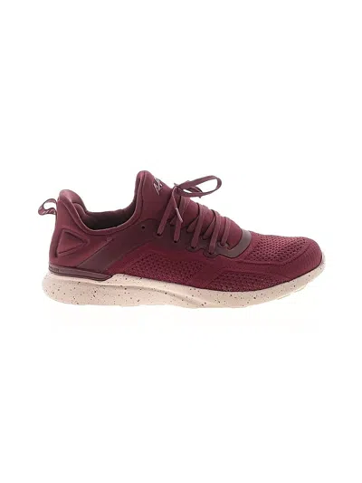 Pre-owned Apl Athletic Propulsion Labs Sneakers In Burgundy