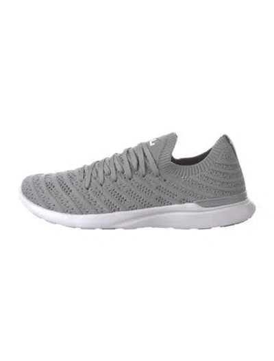 Pre-owned Apl Athletic Propulsion Labs Striped Athletic Sneakers In Grey