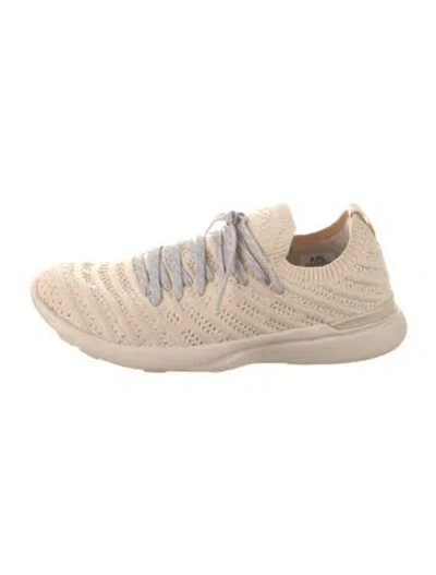 Pre-owned Apl Athletic Propulsion Labs Striped Athletic Sneakers In Neutrals