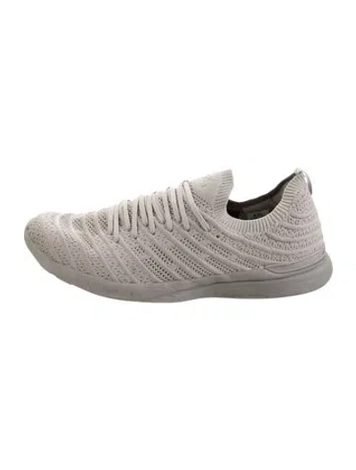Pre-owned Apl Athletic Propulsion Labs Striped Athletic Sneakers In Silver