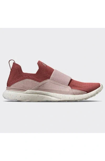Apl Athletic Propulsion Labs Techloom Bliss Bordeaux Parisian Dusk Ivory Sneaker In Burgundy