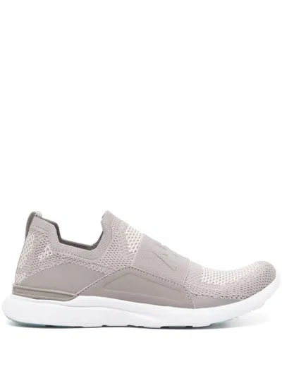 Apl Athletic Propulsion Labs Techloom Bliss Slip-on Running Sneakers In 灰色
