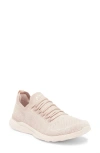 Apl Athletic Propulsion Labs Techloom Breeze Knit Running Shoe In Rose Dust/creme/ombre