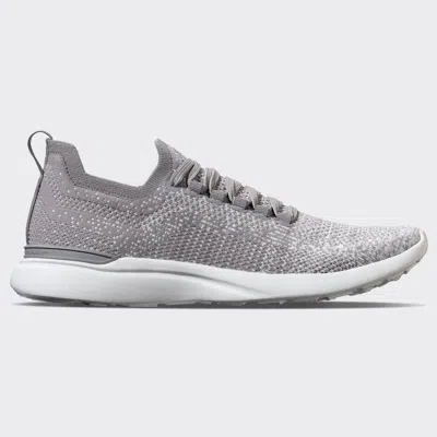 Apl Athletic Propulsion Labs Techloom Breeze Light Fog Shark Ombre Sneaker In Gray