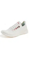 Apl Athletic Propulsion Labs Athletic Propulsion Labs Techloom Breeze Knitted Sneakers In Ivory/cedar/burgundy