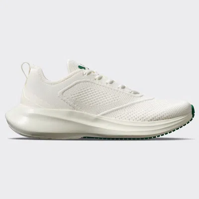 Apl Athletic Propulsion Labs Techloom Dream Linen Court Green Sneaker In White