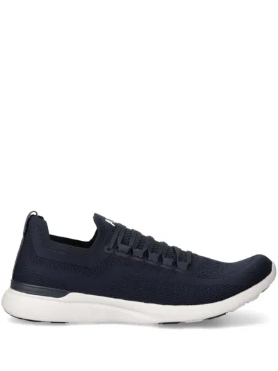 Apl Athletic Propulsion Labs Apl Techloom Breeze Knit Running Shoe In Black/black