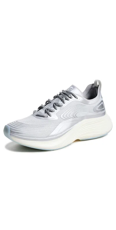 Apl Athletic Propulsion Labs Techloom Streamline Sneakers Metallic Silver/white