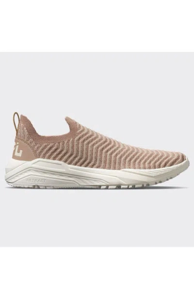 Apl Athletic Propulsion Labs Techloom Traveler Almond Alabaster Ivory Sneaker In Brown