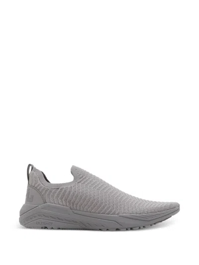 Apl Athletic Propulsion Labs Techloom Traveler Chevron-knit Sneakers In Gray