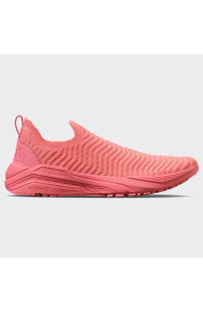 Apl Athletic Propulsion Labs Techloom Traveler Guava Sneaker In Red