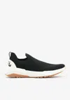 Apl Athletic Propulsion Labs Athletic Propulsion Labs Techloom Traveler Herringbone-knit Sneakers In Black