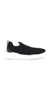 Apl Athletic Propulsion Labs Techloom Traveler Sneaker In 黑色 & 乳白色