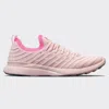 Apl Athletic Propulsion Labs Techloom Wave Sneakers In Bleached Pink/fusion Pink